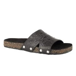 Roper Womens Tooled Leather Slide