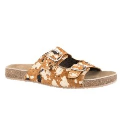 Roper Footwear Womens Multi Color Hair On Sandal