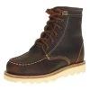Old West Children's Oiled Brown Lace Up Casual Shoe