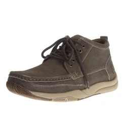 Roper Men's Clearcut II Brown Suede Leather Chukka