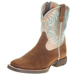 Ariat Childrens Metallic Bronze Cowboy Boot