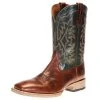 Ariat Men's Ariat Ryden Ultra Gingersnap 11in.Tack Green Top Square Toe Boot