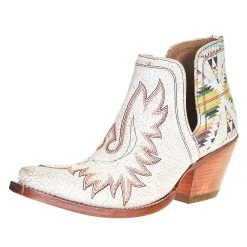 Women's Ariat Pendleton Crackled White Dixon Boot