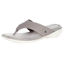 Minnetonka Womens Sienna Grey Sandal