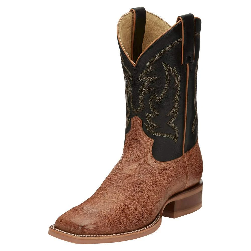 Justin Boots Men's Vintage Cognac Smooth Ostrich Cowboy Boot 1 Justin Boots Men's Vintage Cognac Smooth Ostrich Cowboy Boot