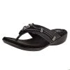 Minnetonka Womens Silverthorne Black Sandal