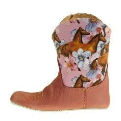 Tin Haul Footwear Infant Cowbaby Lil Chestnut And Daisy Boots -Ariat Sales Store 14 016 0007 0104 2