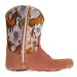 Tin Haul Footwear Infant Cowbaby Lil Chestnut And Daisy Boots -Ariat Sales Store 14 016 0007 0104 4