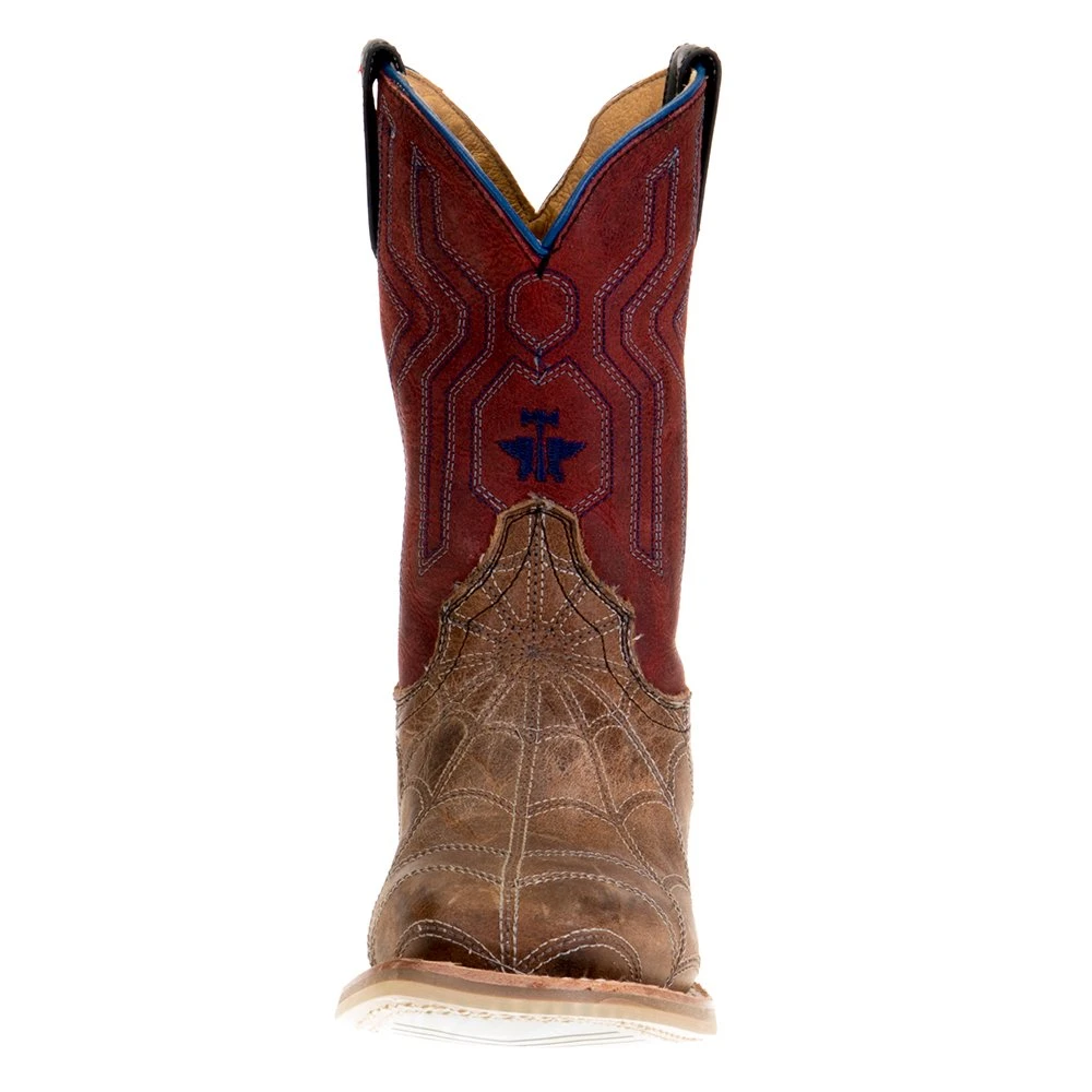 Tin Haul Footwear Youth Spiderboot Arachnid Sole 10` Shaft Cowboy Boot 2 Tin Haul Footwear Youth Spiderboot Arachnid Sole 10` Shaft Cowboy Boot - Image 2