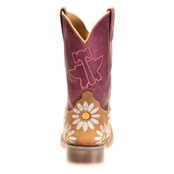 Tin Haul Footwear Youth Lil Blossom Bumblebee Sole 10` Shaft Cowgirl Boots -Ariat Sales Store 14 018 0077 0803 31