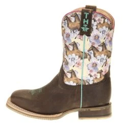 Tin Haul Footwear Kids Chestnut And Daisy Cowgirl Boots -Ariat Sales Store 14 018 0077 0825 2