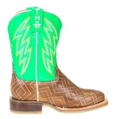 Tin Haul Footwear Kids Neon Matrix Lightning Rider Sole Cowboy Boot -Ariat Sales Store 14 018 0077 0840 42