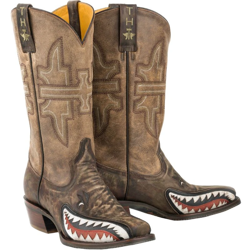 Tin Haul Footwear Men's Sharky Cowboy Boots 2 Tin Haul Footwear Men's Sharky Cowboy Boots - Image 2