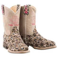 Tin Haul Footwear Youth Cheetah Patchwork Cowgirl Boots -Ariat Sales Store 1401800770862 31