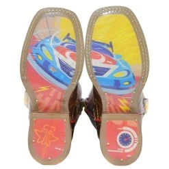 Tin Haul Footwear Kids Lightning Fast Race Car Cowboy Boot -Ariat Sales Store 1401801015006 3