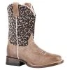 Roper Kids Cheetah Cowgirl Boots
