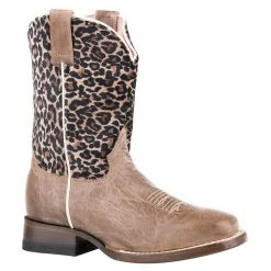 Roper Kids Cheetah Cowgirl Boots