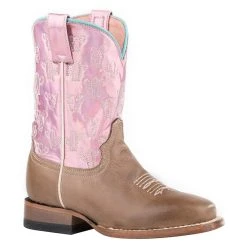 Roper Footwear Roper Kids Pink Looking Glass Cowgirl Boots