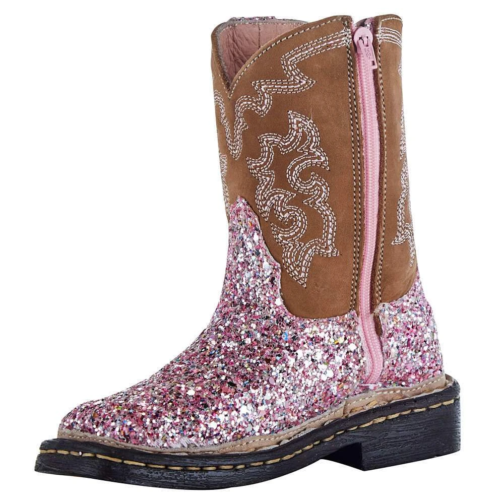 Roper NRS Footwear Exclusive Toddler Glitter Cowgirl Boot 1 Roper NRS Footwear Exclusive Toddler Glitter Cowgirl Boot