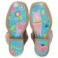 Tin Haul Footwear Youth Serape Llama Queen Sole Cowgirl Boot -Ariat Sales Store 1411901015004 3