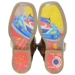 Tin Haul Footwear Youth Lightning Fast Race Car Cowboy Boot -Ariat Sales Store 1411901015006 3