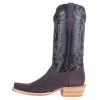 R. WATSON BOOTS R Watson Boots Men's Plum Rough Out 13in. Black Cowhide Top Boots