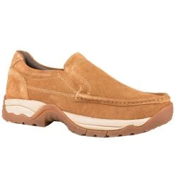 Roper Men's Tan Suede Maverick Casual Shoe