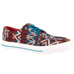 Roper Women`s Angel Fire Red Aztec Lace-up Casual Shoe -Ariat Sales Store 143080 default l