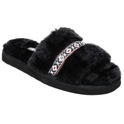 Minnetonka Women's Minnetonka London Black Slipper