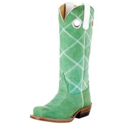 Anderson Bean Kids Green Roughout Cowboy Boot