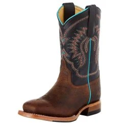 Horsepower Kids Chocolate Distressed Bison Cowboy Boot -Ariat Sales Store 143983 default l a71a6d0f 10a8 4e62 acca 76fd4a66cd67