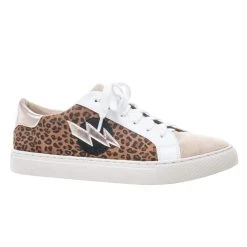 Corkys Footwear Womens Bolt Small Leopard Lace Up