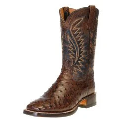 Ariat Men`s Gallup Mocha Full Quill Ostrich 11` Distressed Wheat Top Square Toe Boot -Ariat Sales Store 144432 default l 7cc9510f 36c1 4516 867b b7136d355e62