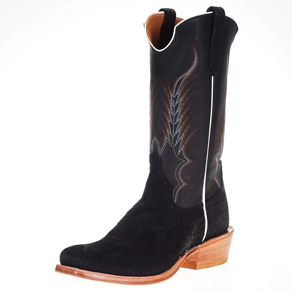 Rios Of Mercedes Men's Black Carpincho 13in. Black Buffamonte Top Cutter Toe Boot 1 Rios Of Mercedes Men's Black Carpincho 13in. Black Buffamonte Top Cutter Toe Boot