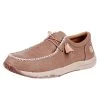 Roper Men`s Clearcut Low Tan Canvas Slip On Casual Shoe