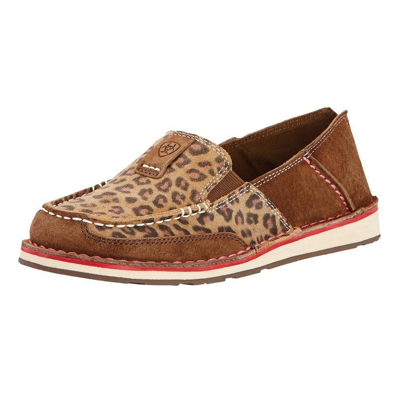Ariat Women's Ariat Cruiser Dark Earth/Cheetah Slip-On 1 Ariat Women's Ariat Cruiser Dark Earth/Cheetah Slip-On