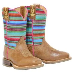 Tin Haul Footwear Kids Serape Llama Queen Sole Cowgirl Boot