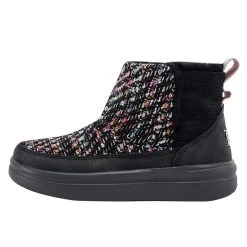 Youth Hey Dude Funfetti Black Casual Boot