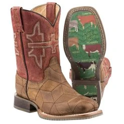 Tin Haul Footwear Youth 3D Cowsole Cowboy Boot