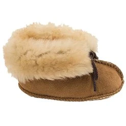 Minnetonka Girl's Minnetonka Golden Tan Sheepskin Bootie 7 Minnetonka Girl's Minnetonka Golden Tan Sheepskin Bootie -Ariat Sales Store 1462 21