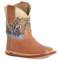 Roper Infant Brown Rodeo Scene Boot