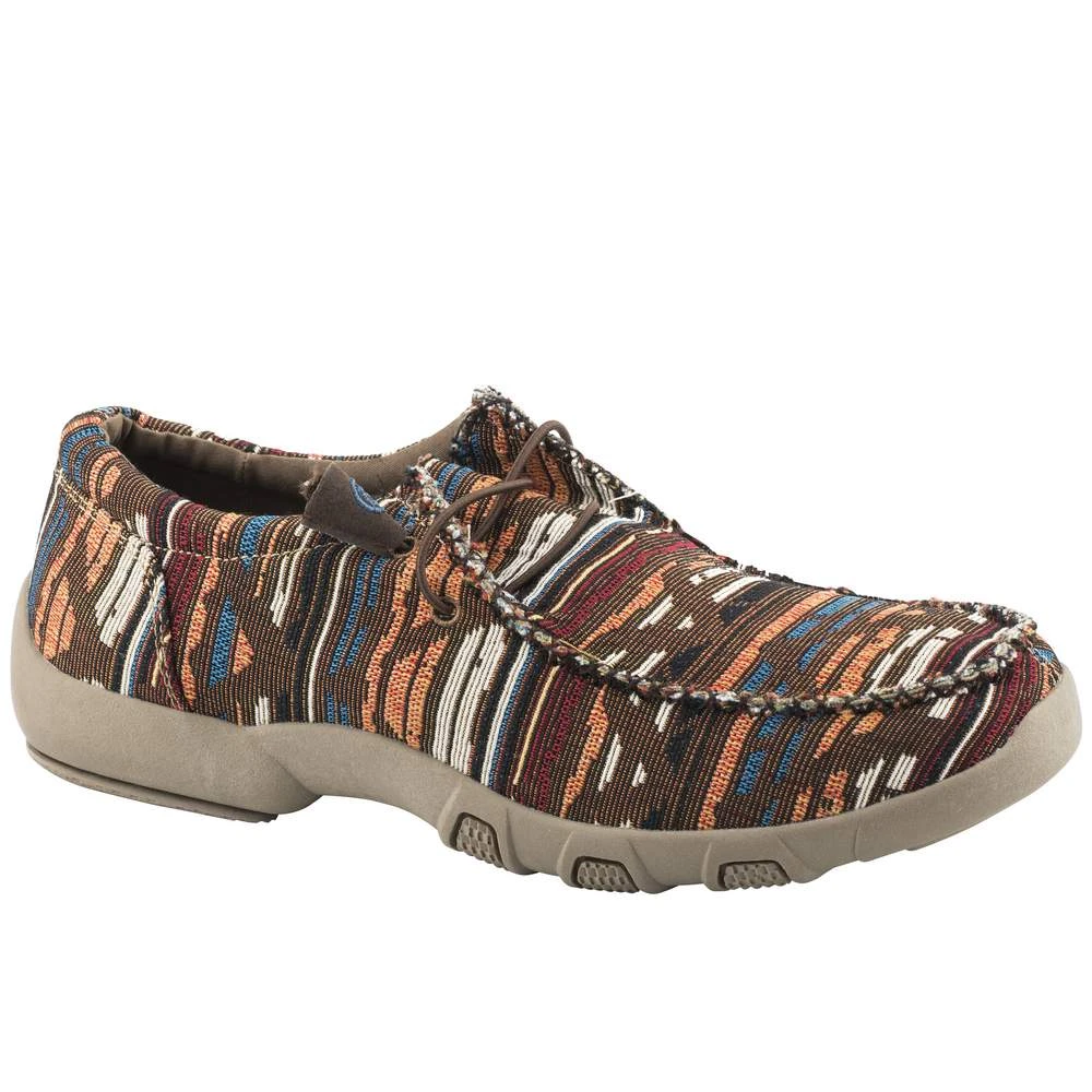 Roper Men's Chillin Aztec Brown Canvas Slip On Shoe 2 Roper Men's Chillin Aztec Brown Canvas Slip On Shoe - Image 2