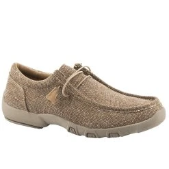 Roper Men's Chillin Tan Canvas Casual Shoe