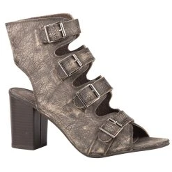 Roper Women's Milo Black Vintage Leather Sandal