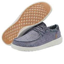 Heydude Men`s Hey Dude Paul Chambray Navy