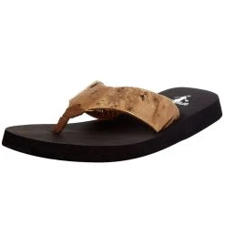 Corkys Footwear Women's Corkys Clover Bronze Flop Flop