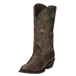 Nocona Boot Company Men's Nocona Hero Mitchell Antiqued Brown Cowboy Boot