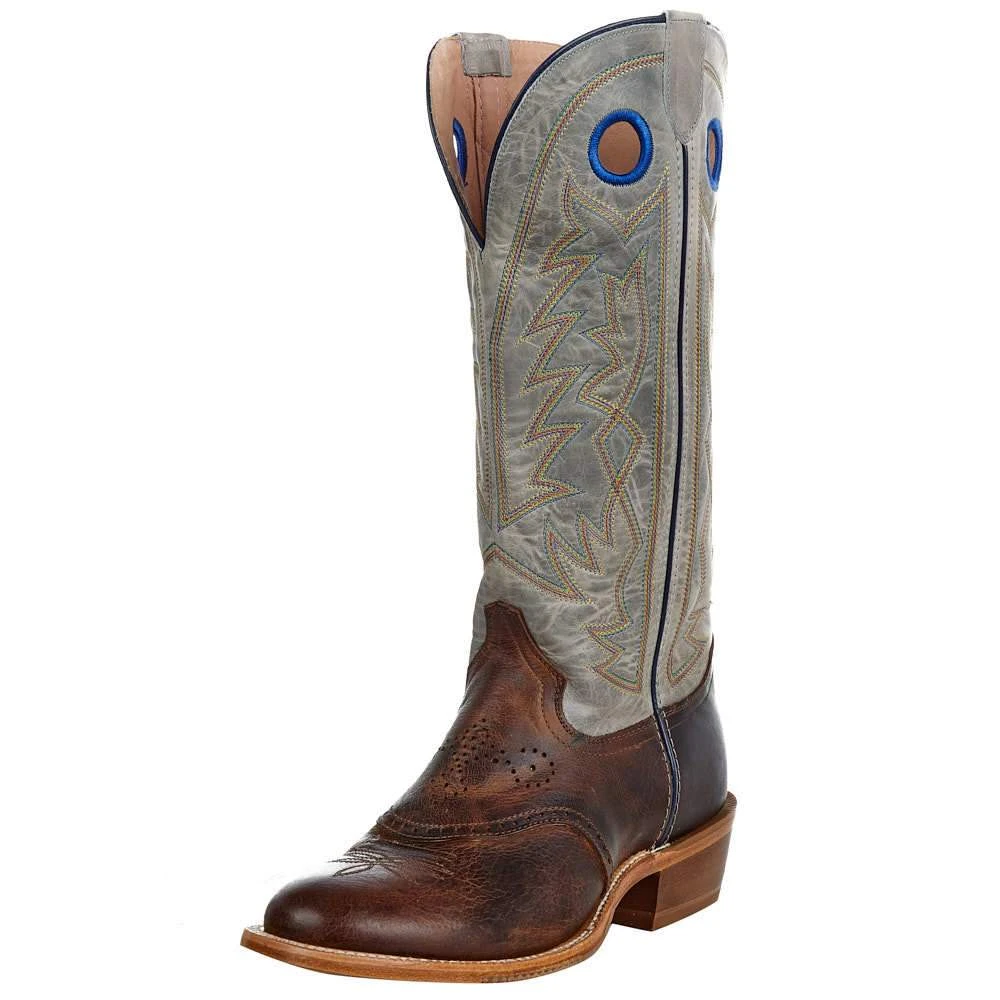 Tony Lama Men's Stout Brown Henley 15in. Buckaroo Cowboy Boots 1 Tony Lama Men's Stout Brown Henley 15in. Buckaroo Cowboy Boots