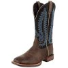 Ariat Men's Ariat Creston Stone 13in. Black Barrel Top Square Toe Boot
