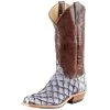 Anderson Bean Men`s Anderson Bean Blue Jean Big Bass 13` Chocolate Top Square Toe Boot